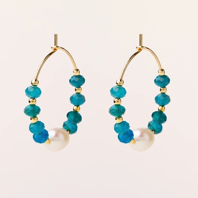 Alisia Azure Eclat Hoop ezüst fülbevaló (AL5640.01.014)