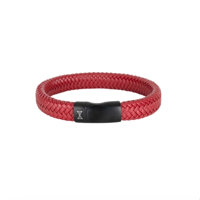 AZE Iron John Red On Black karkötő 22,5 cm (AZ-BL007-D-225)