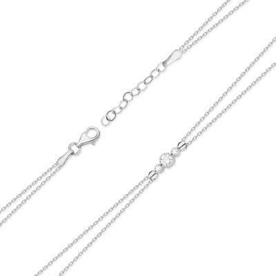 Fehér arany karlánc (B003-585-B0.13-WBD)