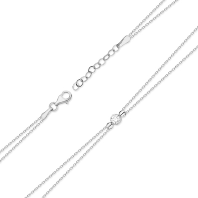 Fehér arany karlánc (B004-585-B0.10-WBD)