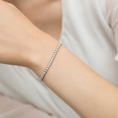 Fehér arany karlánc (B39150-585-B1.20-WBD)