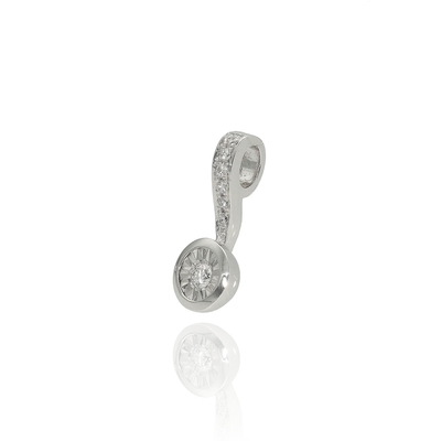 Fehér arany medál (B45407)