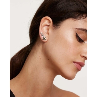 PD Paola Zaza La Bamba ezüst fülbevaló szett (BU02-004-U)