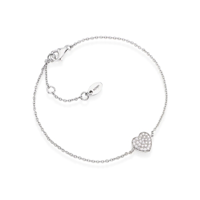 Amen ezüst szív karkötő (BRH)