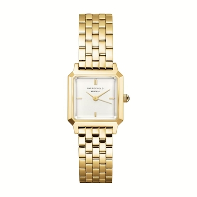 Rosefield Boxelle White Dial Gold női óra (BWGSG-B01_3I)