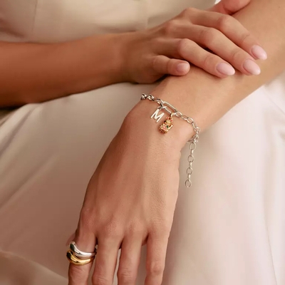 Thomas Sabo Charm Club Connect karkötő 17 cm (C1202-M02-21-L17)