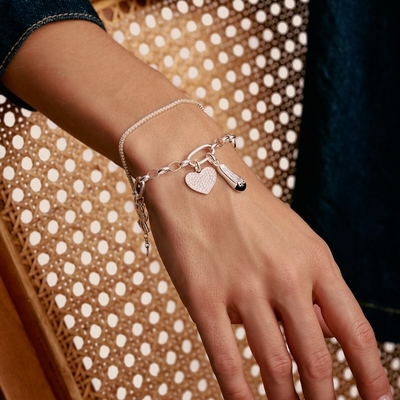 Thomas Sabo Charm Club Connect karkötő 17 cm (C1203-001-21-L17) Thomas Sabo Charm Club Connect karkötő 17 cm (C1203-001-21-L17)