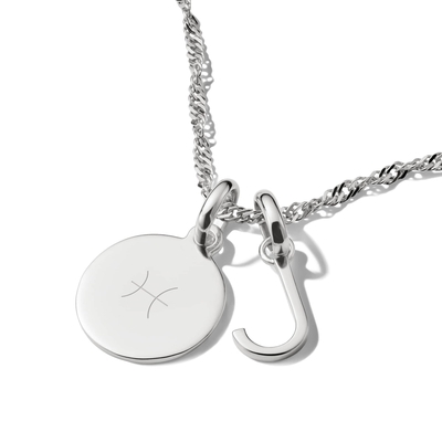 Thomas Sabo Charm Club Connect "J" betű charm medál (CC1216-001-21)