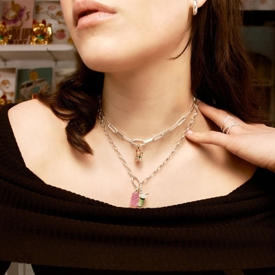 Thomas Sabo Charm Club Connect matcha latte charm medál (CC1266-007-6)