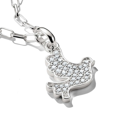 Thomas Sabo Charm Club Connect békegalamb charm medál (CC1267-051-14)