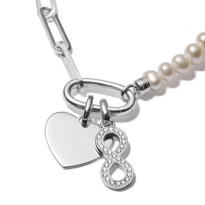 Thomas Sabo Charm Club Connect gravírozható szív charm medál (CC1272-001-21)