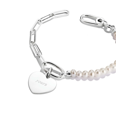 Thomas Sabo Charm Club Connect gravírozható nagy szív charm medál (CC1274-001-21)