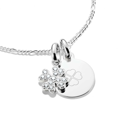 Thomas Sabo Charm Club Connect szerencsehozó lóhere charm medál (CC1281-051-14)