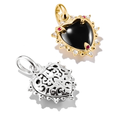 Thomas Sabo Charm Club Connect szív charm medál (CC1286-643-11)