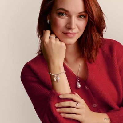 Thomas Sabo Charm Club Connect Peanuts Snoopy és Woodstock charm medál (CC1308-427-14)