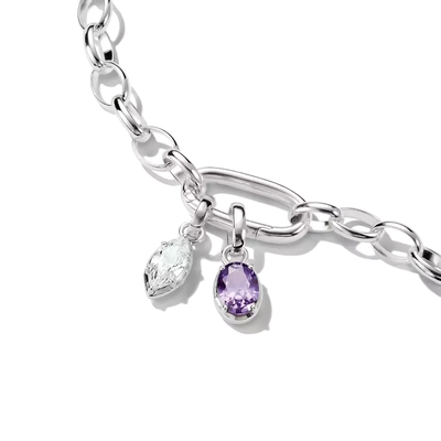 Thomas Sabo Charm Club Connect Április születéskő charm medál (CC1332-051-14)