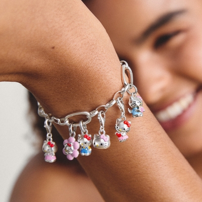 Thomas Sabo Charm Club Connect Hello Kitty charm medál (CC1356-M06-7)
