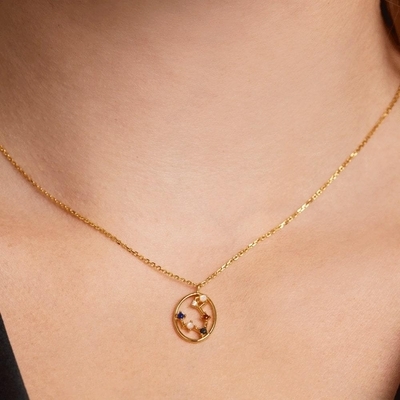 PD Paola Halak csillagkép ezüst nyaklánc (CO01-343-U)