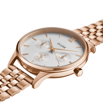 Cluse Minuit Multifunction Rose Gold női óra (CW10702)