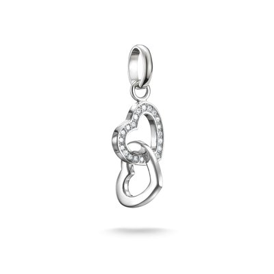 Thomas Sabo Charm Club Connect összefonódott szívek charm medál (CC1201-051-14)