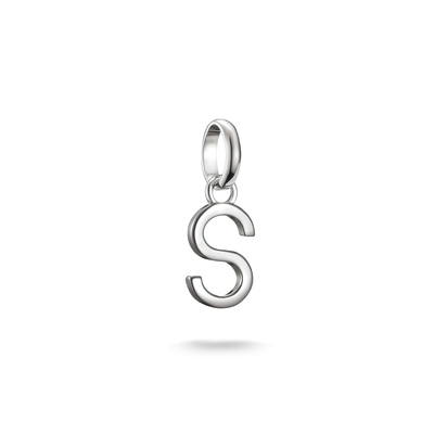 Thomas Sabo Charm Club Connect "S" betű charm medál (CC1225-001-21)