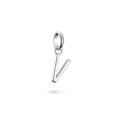 Thomas Sabo Charm Club Connect "V" betű charm medál (CC1228-001-21)