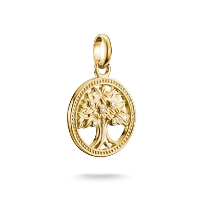 Thomas Sabo Charm Club Connect aranyozott A szerelem fája charm medál (CC1262-414-14)