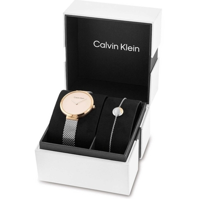 Calvin Klein Sculptural női óra szett (CK35700005)