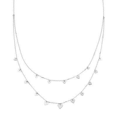 Amen ezüst szívek nyaklánc (CL2MHB)