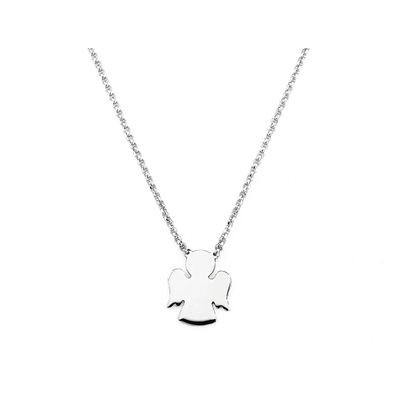 Amen ezüst Angyal nyaklánc 44 cm (CLAB3)