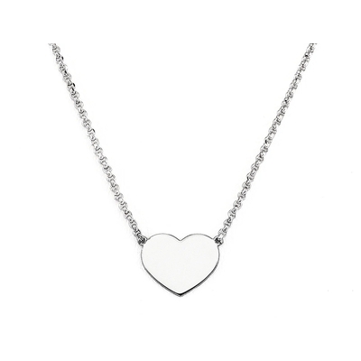Amen ezüst szívek nyaklánc (CLHB3)