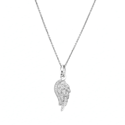 Amen ezüst angyalszárny nyaklánc (CLPW)