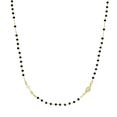 Amen ezüst Rózsafüzér nyaklánc 52 cm (CROGN3)
