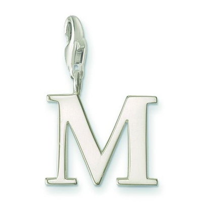 Thomas Sabo "M" charm (0187-001-12)