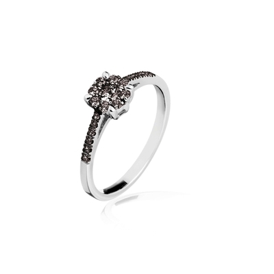 Fehér arany gyűrű 55-ös méret (DGY489001038)