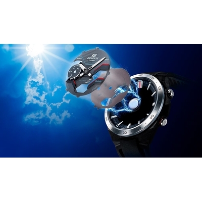 Casio Edifice Bluetooth Windflow - Cool Blue Solar férfi óra (ECB-2200CB-2AEF)