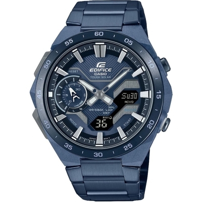 Casio Edifice Bluetooth Windflow - Cool Blue Solar férfi óra (ECB-2200CB-2AEF)