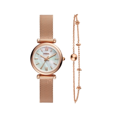 Fossil Carlie női óra szett (ES4443SET)