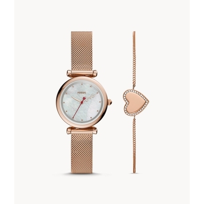 Fossil Carlie Mini női óra szett (ES4867SET)