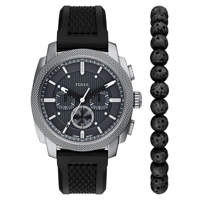Fossil Machine Chronograph férfi óra szett (FS6145SET)