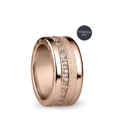 Bering Arctic Symphony gyűrű szett 58-as méret (Greenlights-9)