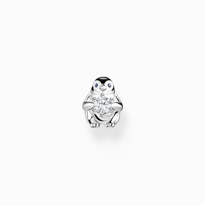Thomas Sabo Charming Collection Pingvin fél pár fülbevaló (H2258-041-7)