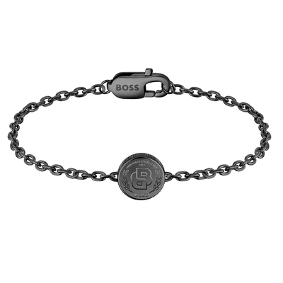 Boss Double B Coin férfi karkötő 19 cm (HBJ1580764M)