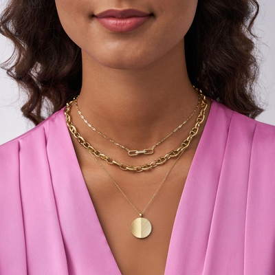 Fossil Heritage D-Link női nyaklánc (JF04523710)