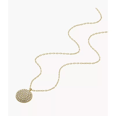 Fossil Ellis Glitz Disc női nyaklánc (JF04544710)