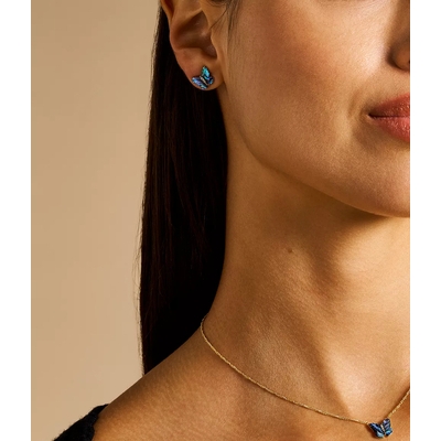 Fossil Sutton Butterfly Wings női fülbevaló (JF04813710)