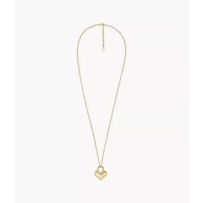 Fossil női szív nyaklánc (JF04829710)