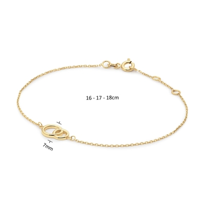 Jackie Gold karikák arany karlánc (JKB25.408)