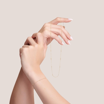 Jackie Gold arany karlánc (JKB25.585)