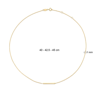 Jackie Gold arany nyaklánc 45 cm (JKN20.052)